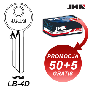 JMA 062 - klucz surowy - LB-4D - pakiet 55 szt.
